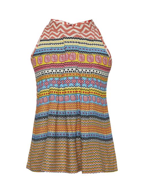 multi colored rayon top - 15293422 - Standard Image - 1
