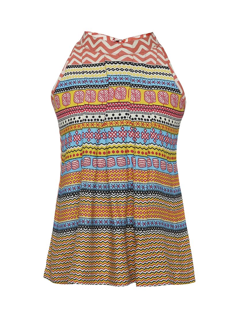 multi colored rayon top - 15293422 - Zoom Image - 1