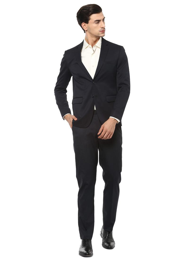 black polyester formal blazer - 15294039 - Zoom Image - 4