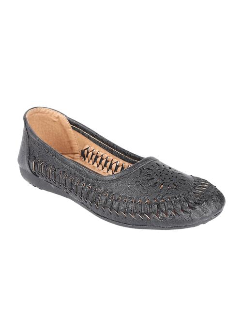 black pu slip on ballerina - 15295499 - Very Small Image - 1