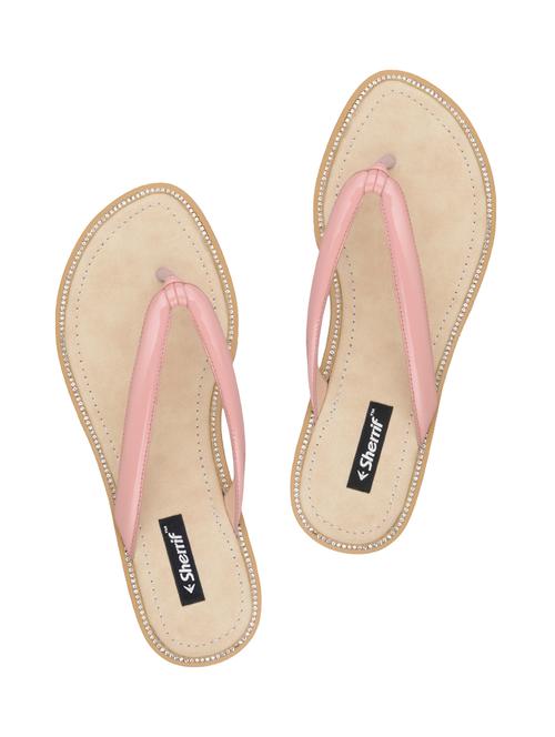 pink toe separator flip flop - 15296567 - Standard Image - 1