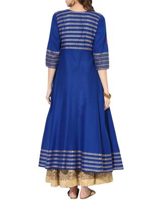 block print flared kurta - 15297633 - Standard Image - 3