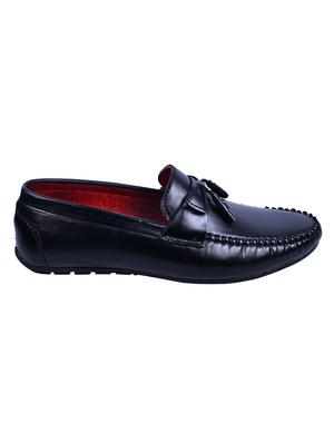 black leatherette slip on loafer - 15298723 - Standard Image - 2