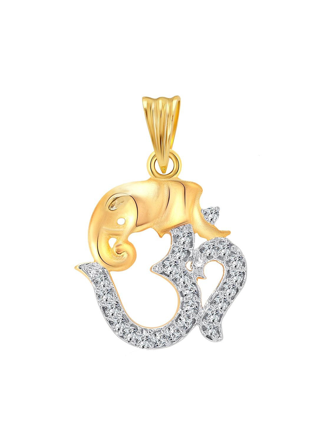 gold metal pendant - 15299074 - Zoom Image - 1