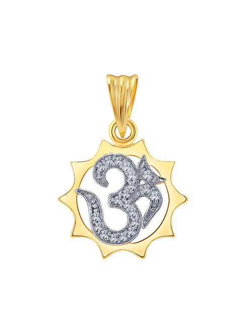 gold metal pendant - 15299077 - Standard Image - 1