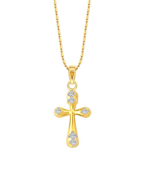 gold metal pendant - 15299113 - Standard Image - 1