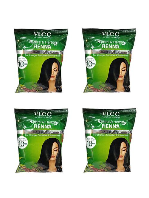 VLCC Natural & Herbal Henna (Pack of 4) Hair Color (Black) - 15300301 - Standard Image - 1