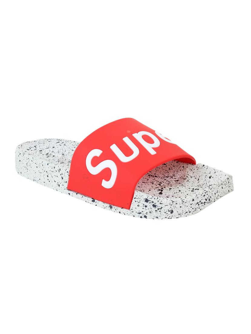 red rubber slip on flip flops - 15301480 - Zoom Image - 1
