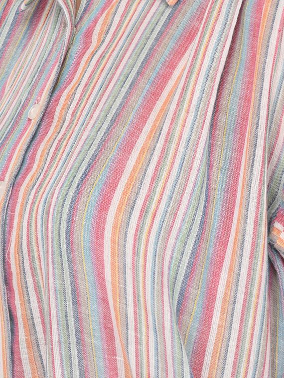 striped belted shirt dress - 15302814 - Zoom Image - 4