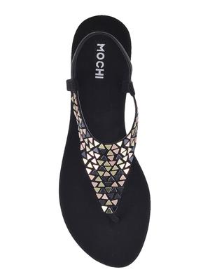 black back strap sandals - 15303870 - Standard Image - 4