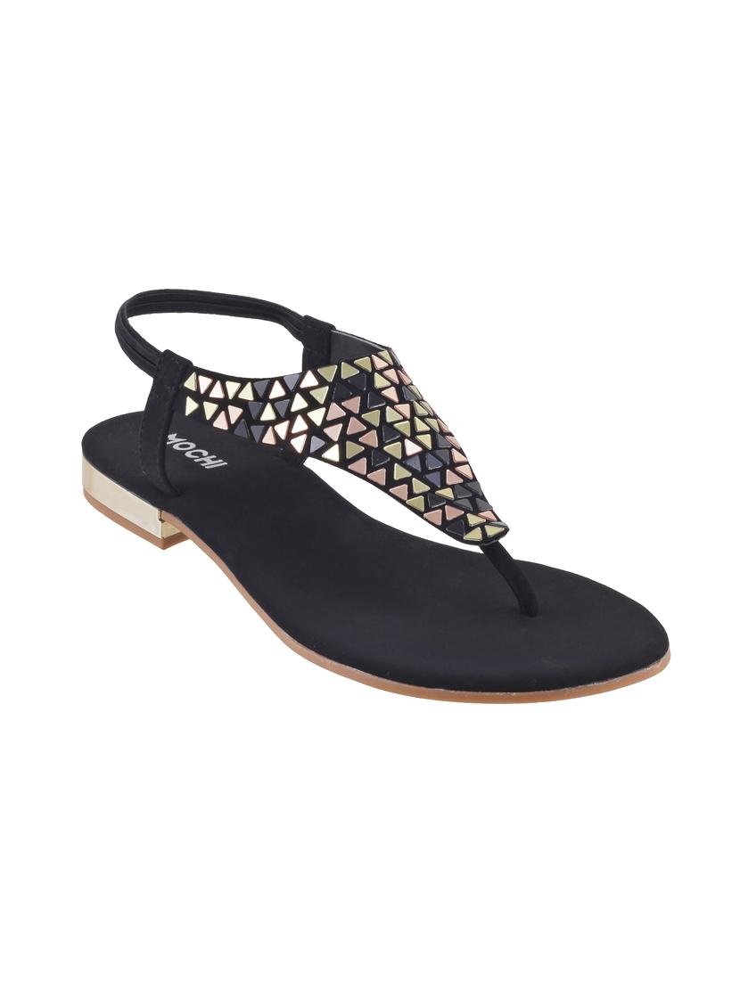 black back strap sandals - 15303870 - Zoom Image - 1