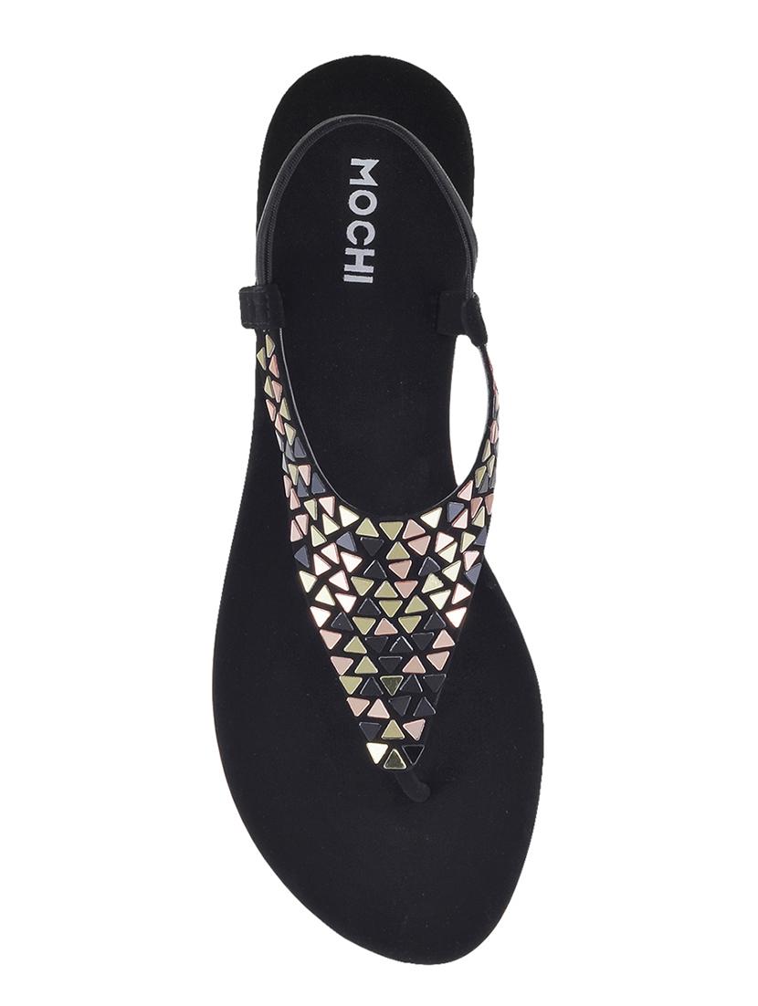 black back strap sandals - 15303870 - Zoom Image - 4