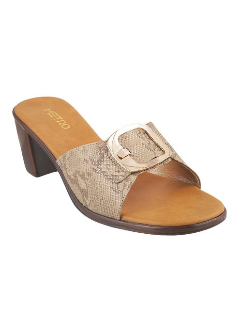 beige slip on sandal - 15304009 - Standard Image - 1