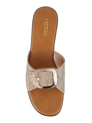 beige slip on sandal - 15304009 - Standard Image - 4