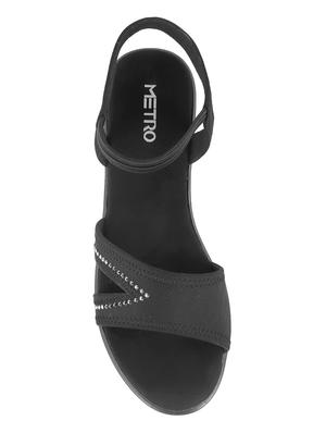 black back strap sandal - 15304027 - Standard Image - 4