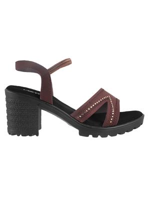 brown back strap sandal - 15304028 - Standard Image - 2