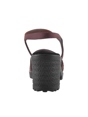 brown back strap sandal - 15304028 - Standard Image - 3