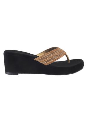 black synthetic sandals - 15304294 - Standard Image - 2