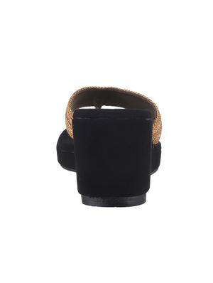 black synthetic sandals - 15304294 - Standard Image - 3