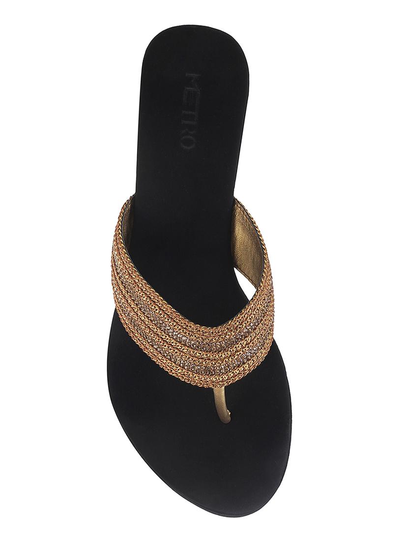 black synthetic sandals - 15304294 - Zoom Image - 4