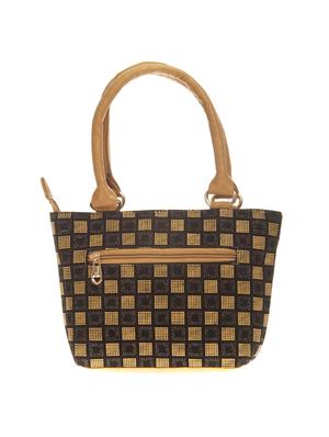 brown leatherette (pu) regular handbag - 15304698 - Standard Image - 2