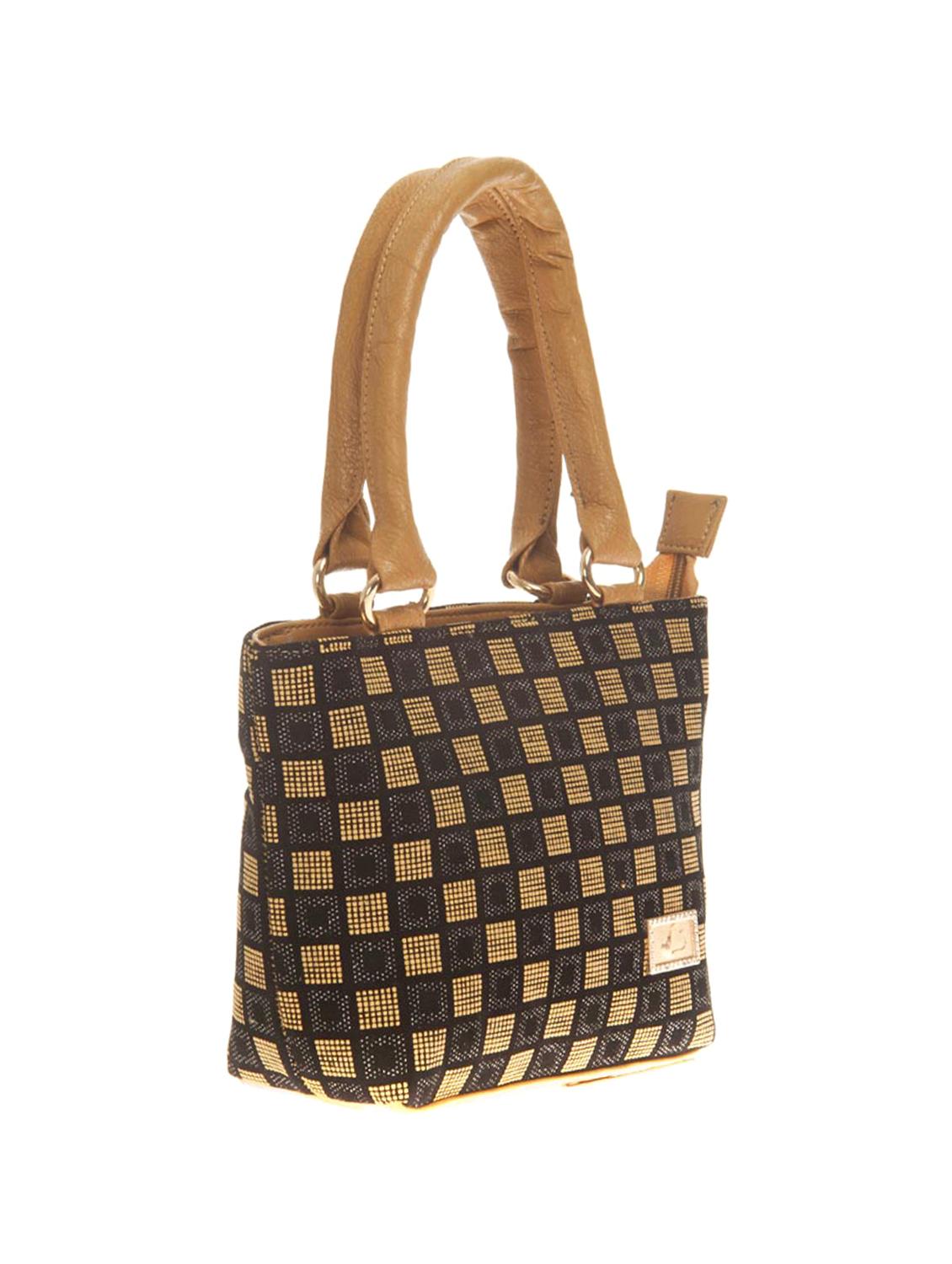 brown leatherette (pu) regular handbag - 15304698 - Zoom Image - 4