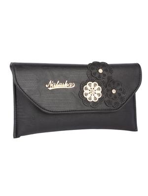black embellished regular sling bag - 15304718 - Standard Image - 4