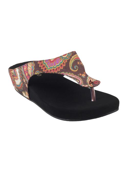 brownmulti synthetic slip ons - 15304974 - Standard Image - 1