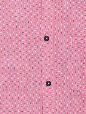 pink cotton casual shirt - 15305772 - Standard Image - 4