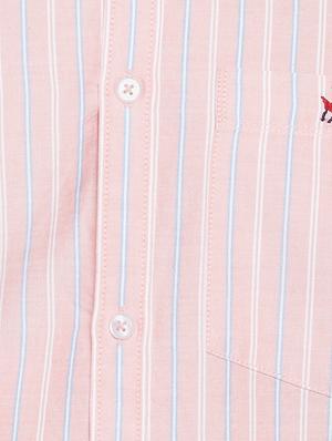 pink cotton casual shirt - 15305785 - Standard Image - 4