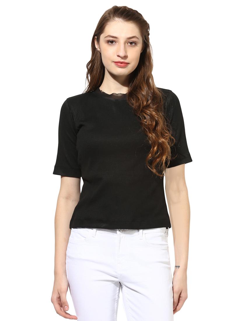 black cotton top - 15305963 - Zoom Image - 1