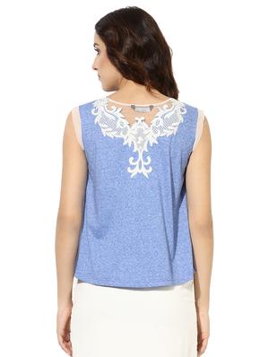 blue embroidered top - 15305984 - Standard Image - 3