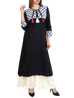 a-line tessles kurta - 15307056 - Standard Image - 1