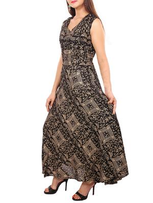 flared foil print kurta - 15307182 - Standard Image - 2