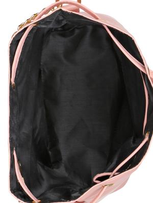pink leatherette regular sling bag - 15307591 - Standard Image - 3