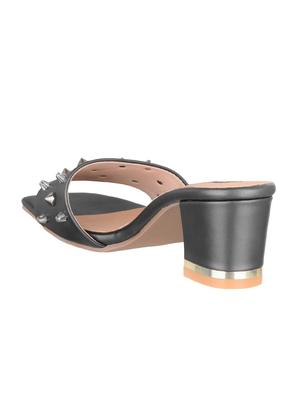 grey slip on sandal - 15308157 - Standard Image - 3