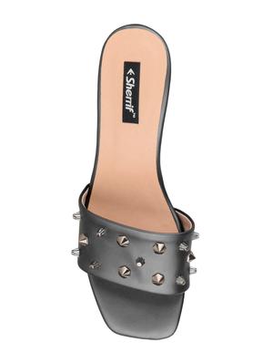 grey slip on sandal - 15308157 - Standard Image - 4