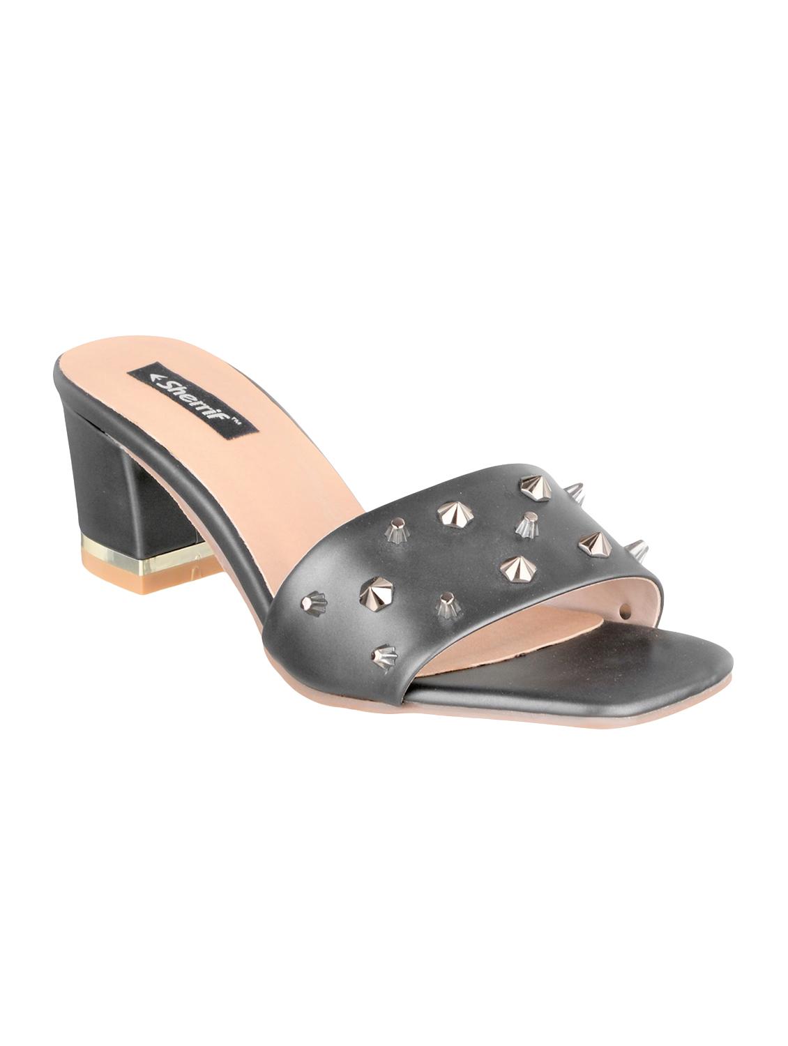 grey slip on sandal - 15308157 - Zoom Image - 1
