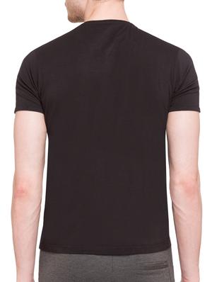 black cotton t-shirt - 15308265 - Standard Image - 3