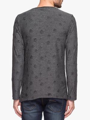 grey cotton all over print t-shirt - 15308275 - Standard Image - 3