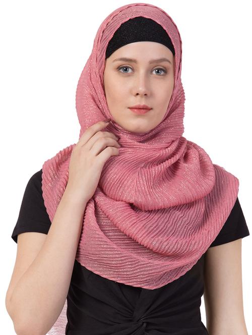 pink cotton stole - 15310171 - Standard Image - 1