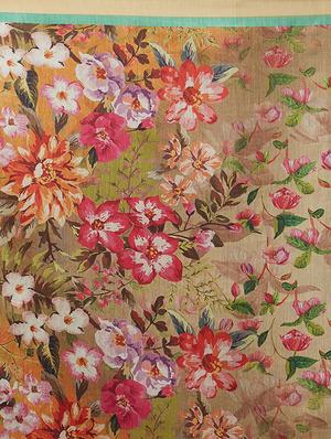 floral chanderi dupatta - 15310591 - Standard Image - 2