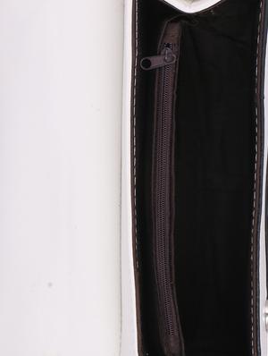 white leatherette (pu) regular handbag - 15310952 - Standard Image - 3