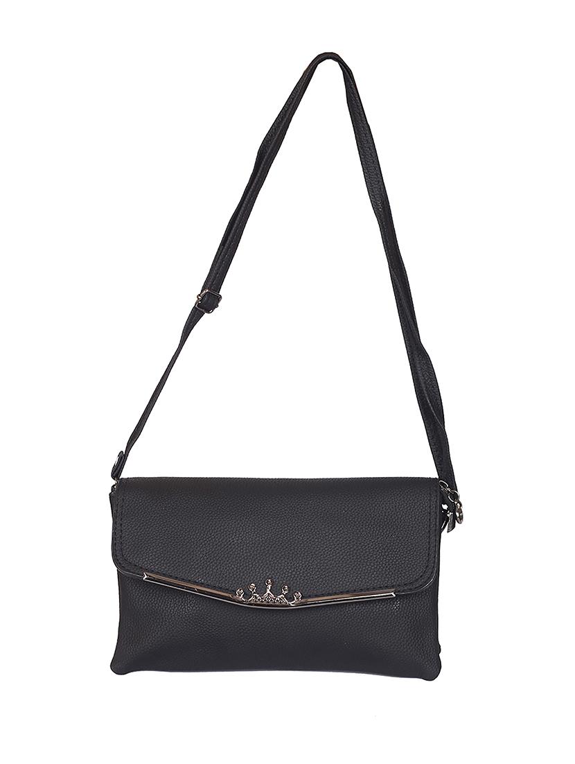 black polyester regular sling bag - 15310965 - Zoom Image - 1