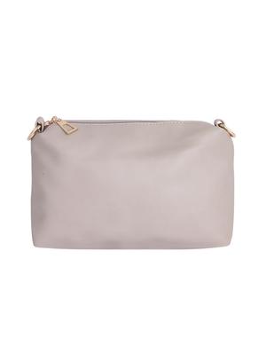 beige leatherette (pu) combo handbag - 15311101 - Standard Image - 5