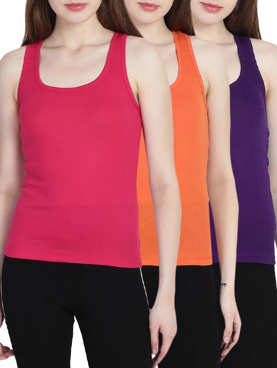 set of 3 racer back camisole - 15311414 - Zoom Image - 1