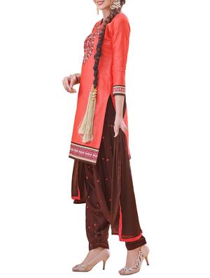 embroidered unstitched patiyala suit - 15311601 - Standard Image - 2
