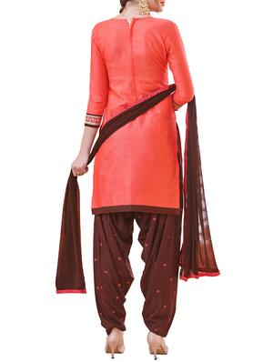 embroidered unstitched patiyala suit - 15311601 - Standard Image - 3