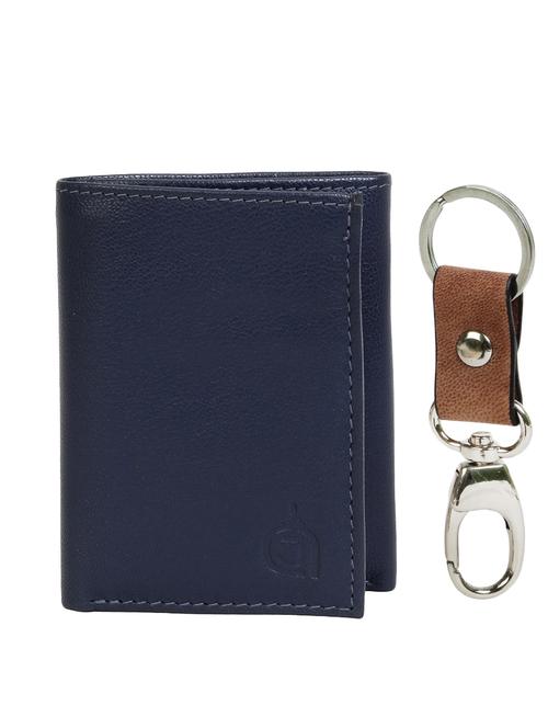 blue leather wallet - 15312255 - Standard Image - 1