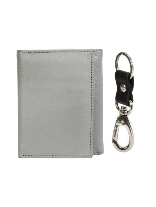 grey leather wallet - 15312336 - Standard Image - 1